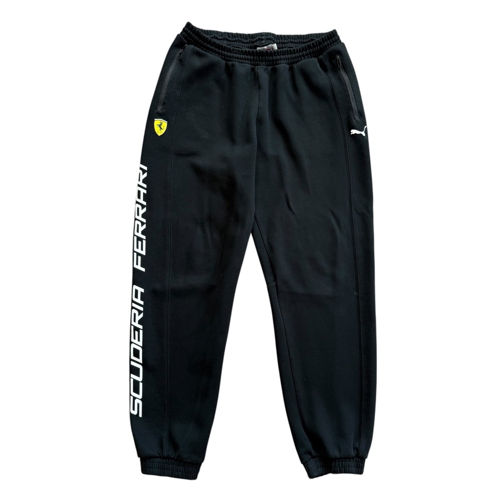 Puma Scuderia Ferrari Mens Black Sweatpants Joggers 595431-02 L
